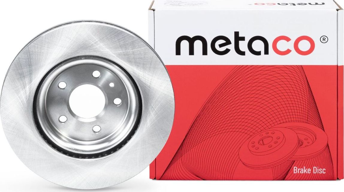 Диск тормозной передний вентилируемый (Metaco). Артикул 3050390