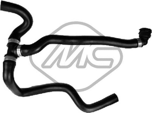 Патрубок радиатора (системы охлаждения) Metalcaucho для BMW X3 II (F25) 2010-2017. Артикул 30099