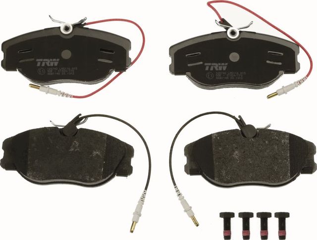 Тормозные колодки TRW COTEC передние для Citroen Jumpy I 1995-2006. Артикул GDB1148