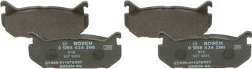 Тормозные колодки Bosch (Low-Metallic) задние для Mazda MX-6 1992-1997. Артикул 0 986 424 266