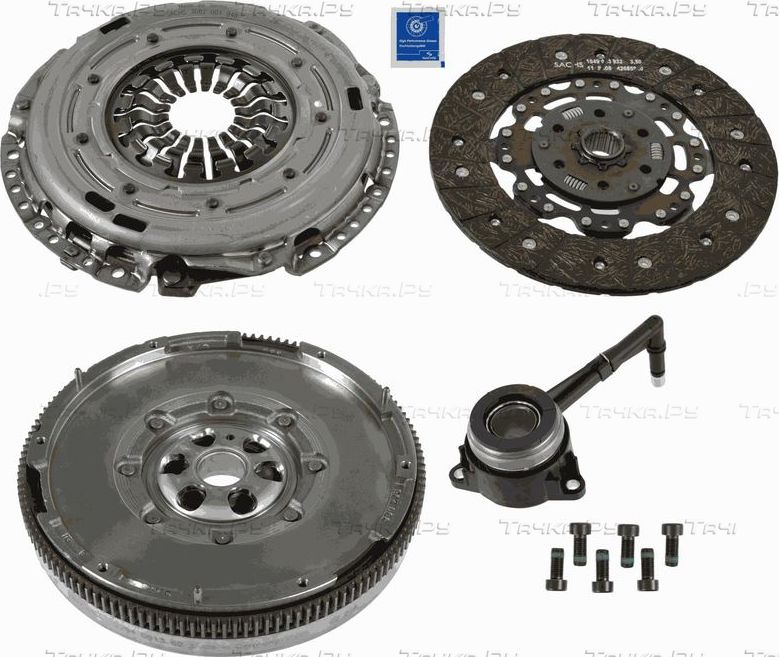 Сцепление (комплект) SACHS ZMS Modul XTend plus CSC для Volkswagen Passat CC I 2008-2012. Артикул 2290 601 141