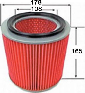 Воздушный фильтр JS Asakashi для Nissan Laurel C32 1985-1989. Артикул A203J