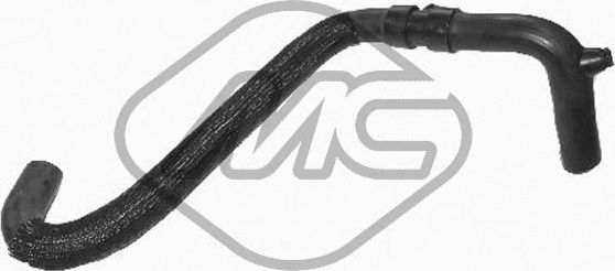 Патрубок системы охлаждения (радиатора) Metalcaucho. Артикул 08908