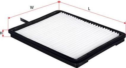 Салонный фильтр Sakura. Артикул CA-1804