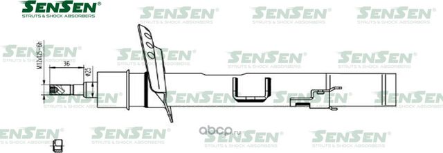 АМОРТ. ЗАД. ЛЕВ. ГАЗ LAND ROVER FREELANDER 2 (FA) (Sensen). Артикул 42141494