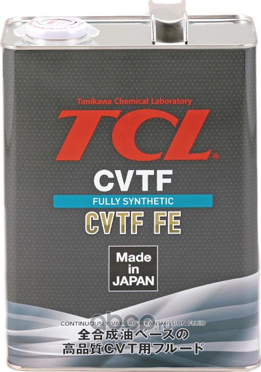 Жидкость для вариаторов TCL CVTF FE, 4л. Артикул A004TYFE