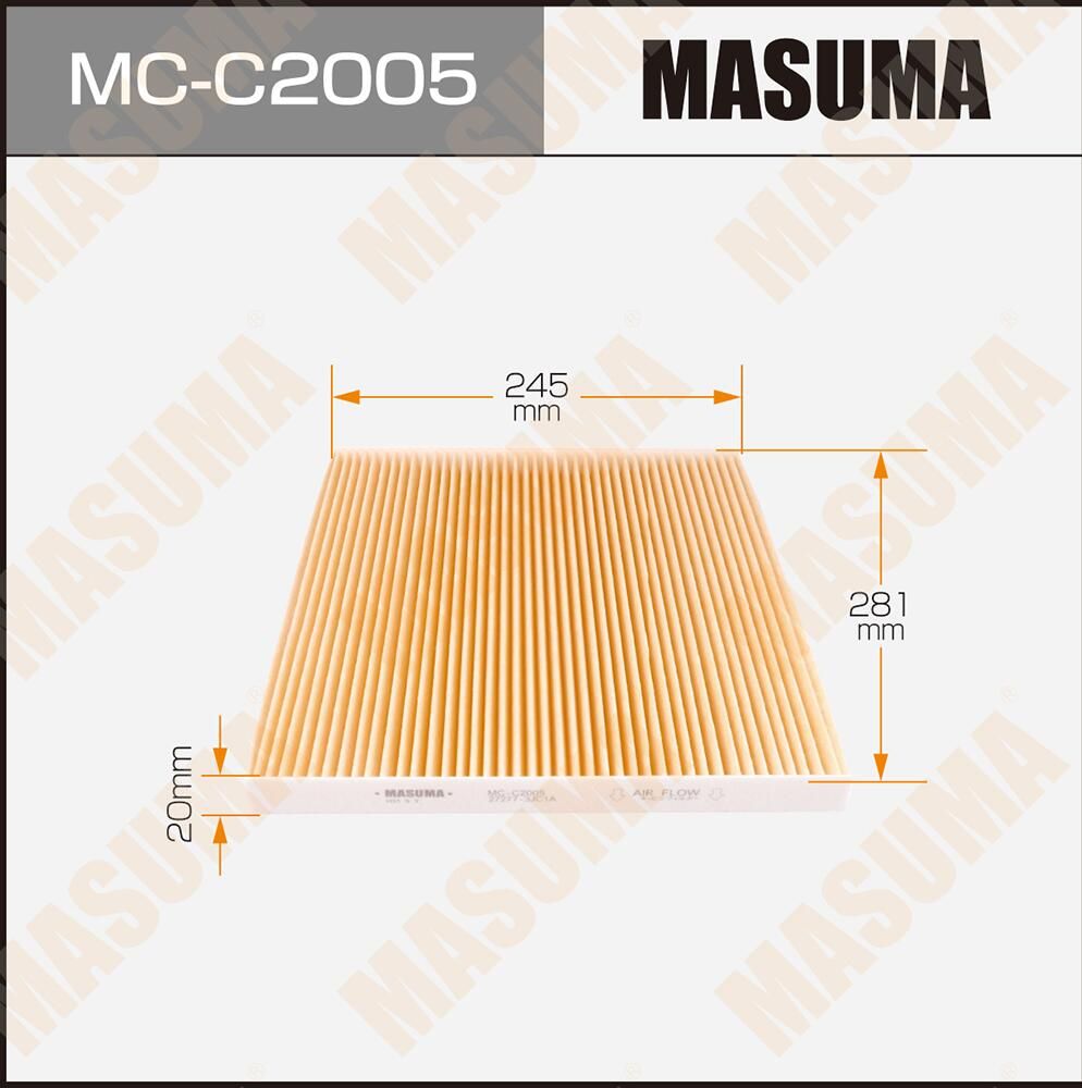 Салонный фильтр Masuma. Артикул MC-C2005